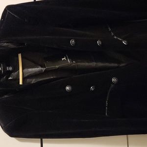 Jules and Leopold black velvet jacket